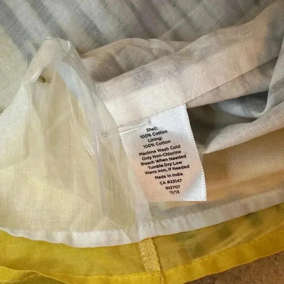 Talbots Women Striped Dress 100% Cotton Sleeveless Shift Dress Size 12 Petite - Picture 5 of 9